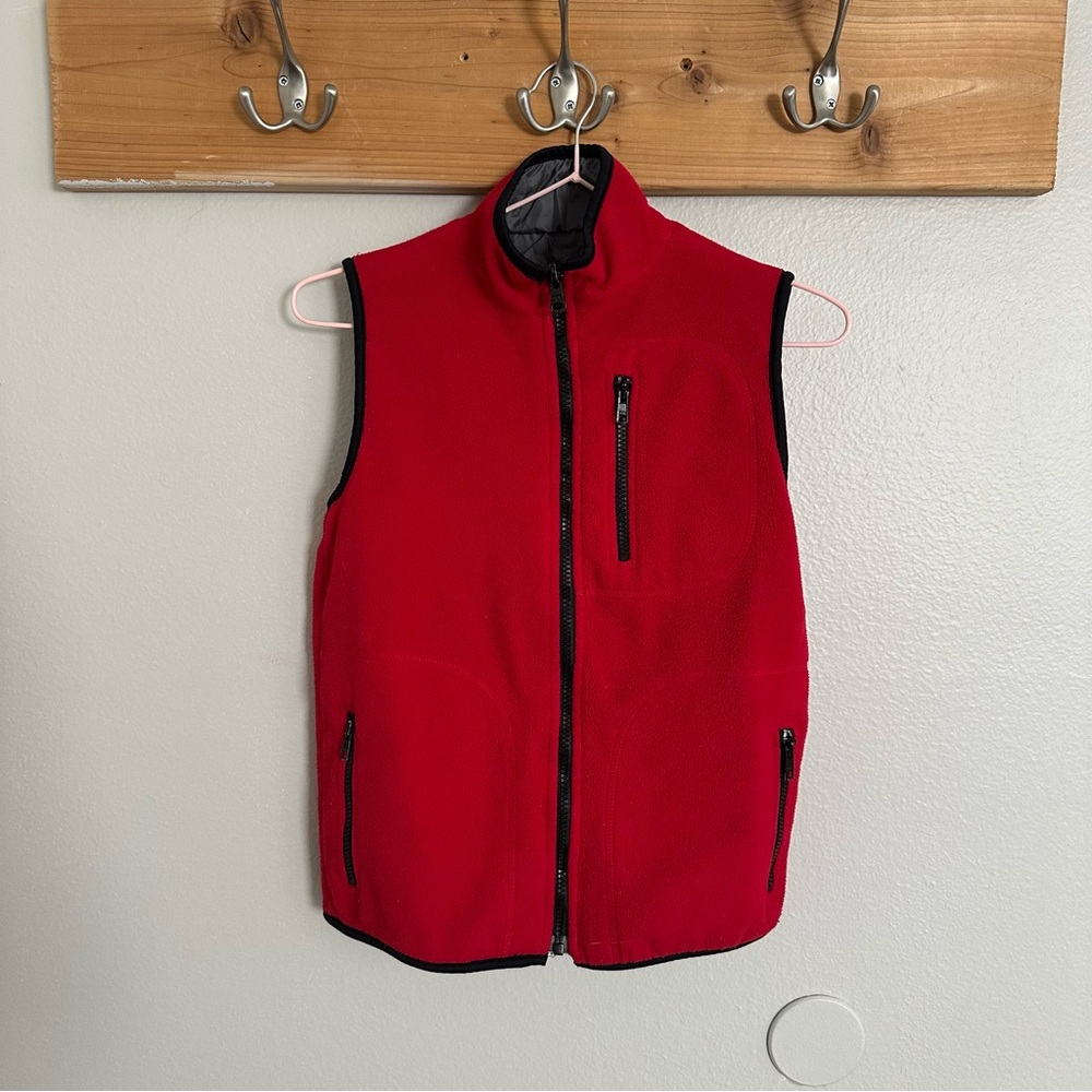 2000s Reversible Red and Grey Vest